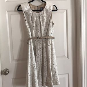 Gorgeous Vince Camuto winter white dress